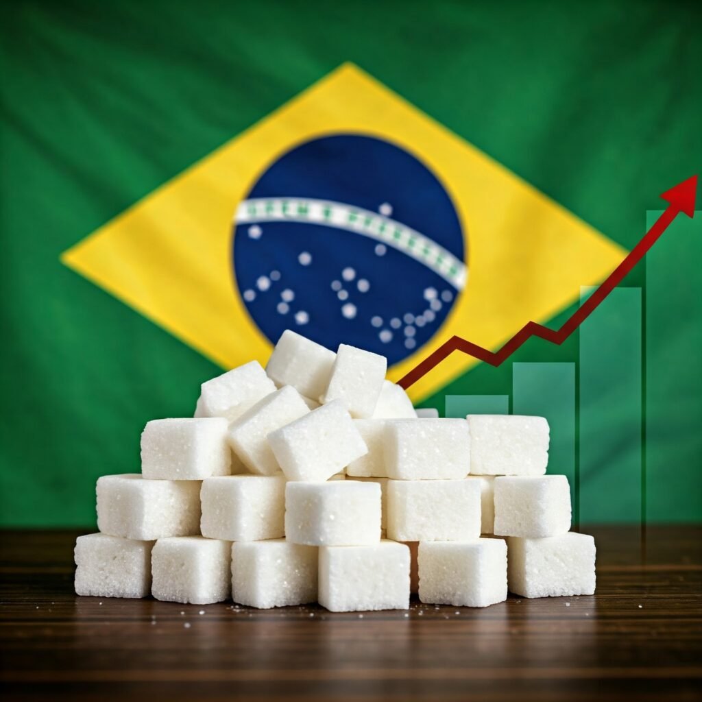 Preços do açúcar cristal recuam no mercado spot de São Paulo