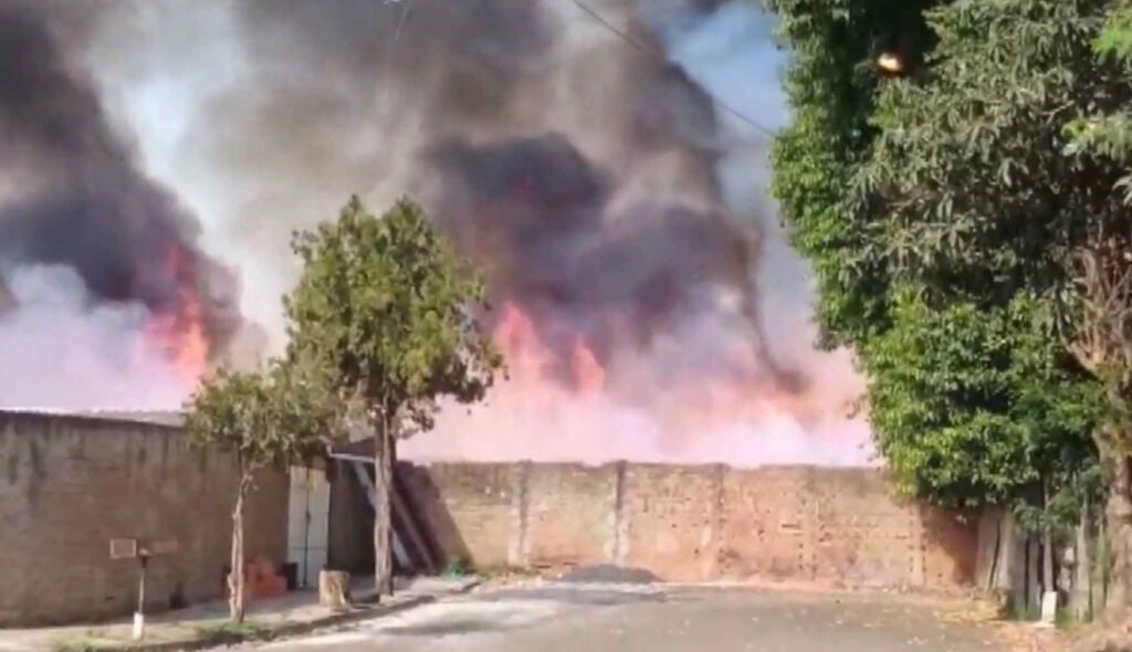 Mais um incêndio de grande proporção atinge canaviais em Santa Bárbara d’Oeste (SP)