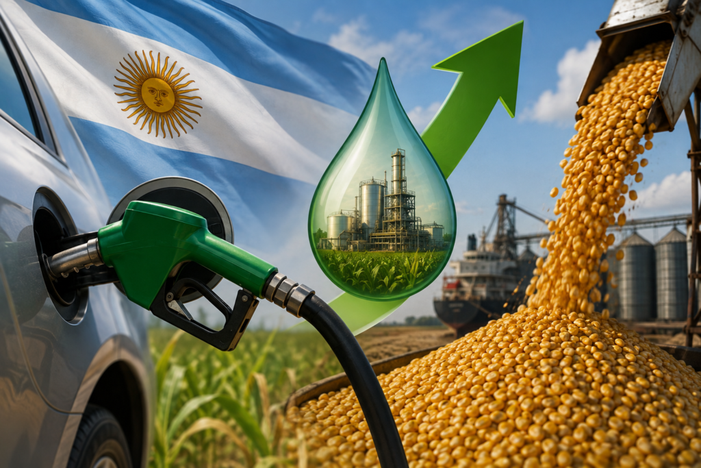 Argentina quer mais etanol no tanque e menos milho no mercado externo